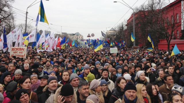 Các cuộc tuần hành phản đối chính phủ Ukraina đã bước sang tuần thứ 7 liên tiếp.
